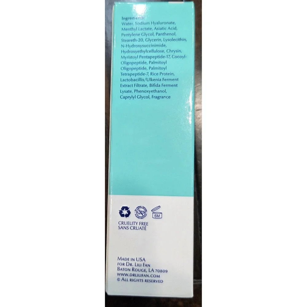 Dr. Lili Fan Age Defying Eye‎ Serum Vegan Probiotics & Peptides 0.5 fl oz 15ml